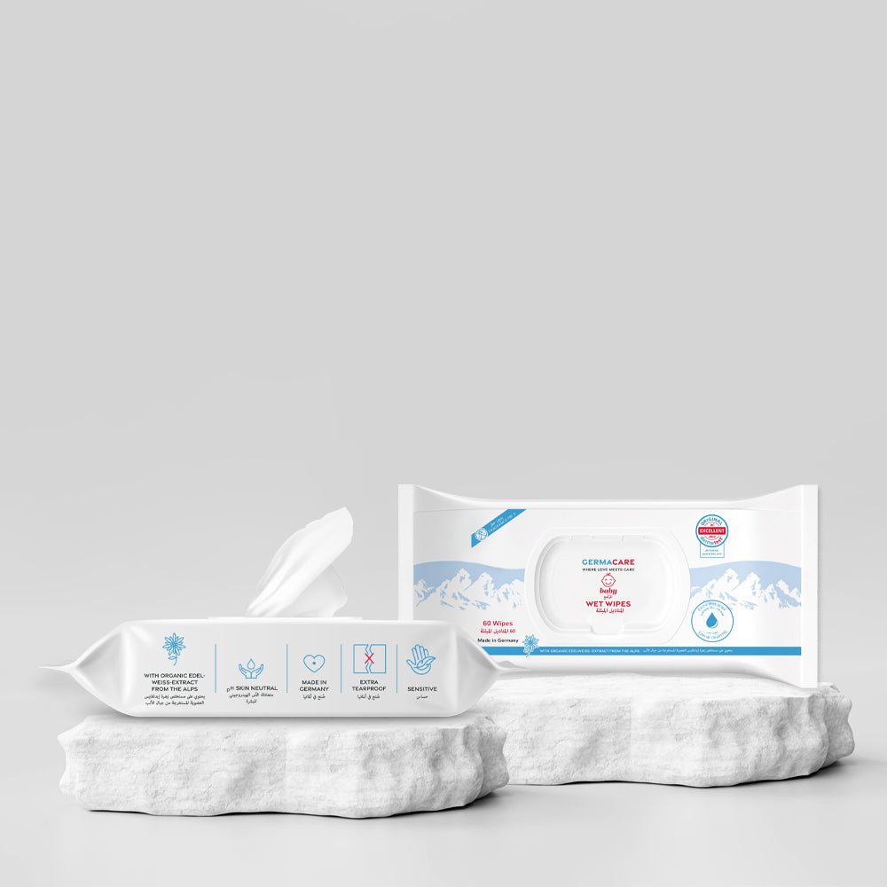 Baby Wet Wipes Set | 15 x 60 Sheets - GermaCare UAE